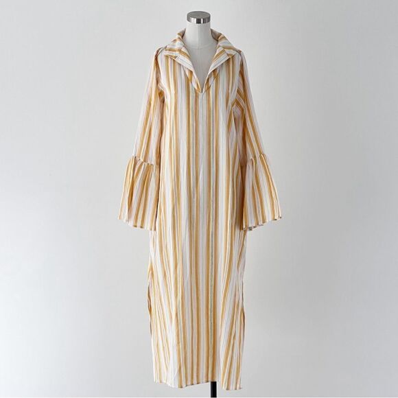 New Mille JACQUELINE DRESS IN CITRUS STRIPE Size M - Picture 6 of 16